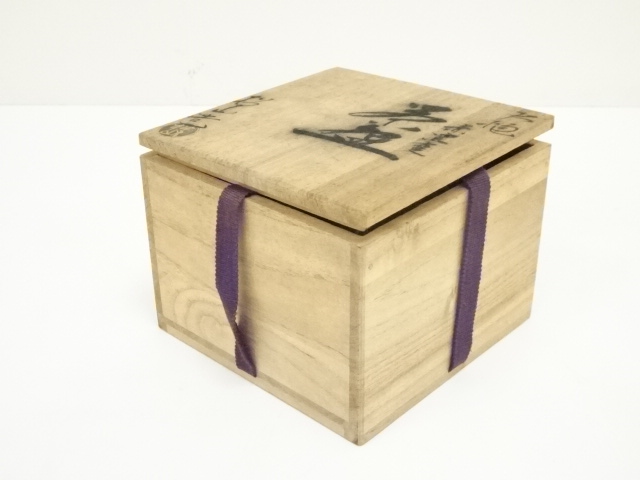 道具 ] - 道具 大樋焼 伊豆蔵撫山造 赤窯変茶碗（共箱） | ネット